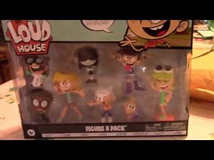 loud house figure 8 pack unboxing