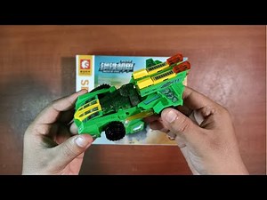 SEMBO BLOCK 103294 | ASMR Build | Sembo block mecha of steel 4 in 1