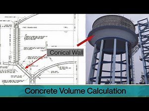 How to Construct Over Head tank| Intze tank Conical Wall Concrete Volume calculation| OHT |
