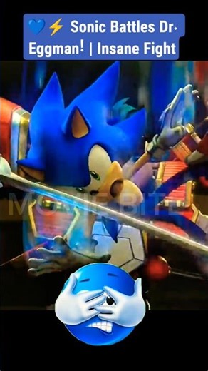 💙⚡ Sonic Battles Dr. Eggman! Fight#Sonic#DrEggman #SonicEdit#BossFight #EpicBattle#Shorts #Trending