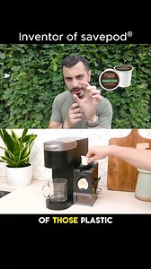 1.5K views | I was sick and tired of using #plastic #coffeepods AKA #kcups , and I didn’t like the current #alternative refillable pods that was annoying to clean. I then had an “aha!” moment of a new bottomless reusable pod with a small “PodMaker” station. That’s how savepod was born ☕️ Today we have thousands of happy users  #story #keurig #coffee #entrepreneur #startup #kickstarter #coffeelover #ecofriendly #fyp #explore #explorepage | Savepods | Facebook