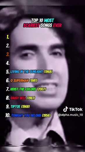 Top 10 Scariest Songs Ever: Part 2