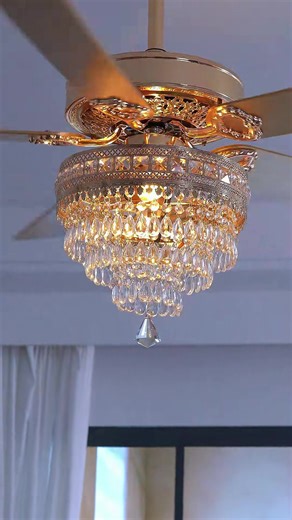 Elegant Chandelier Fan Installation for Home Decor