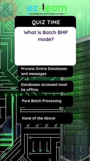 Batch BMP: The Mainframe's Hybrid Processing Power! 🔄 #ezlearnglobal #mainframe #cobol