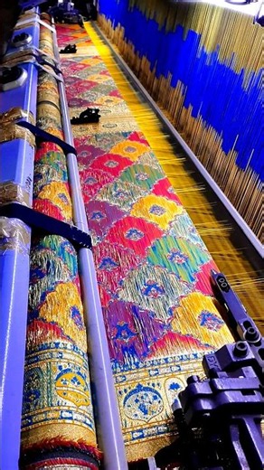 🧵 How Fabric is Made in Modern Textile Factory 🤯 #shorts