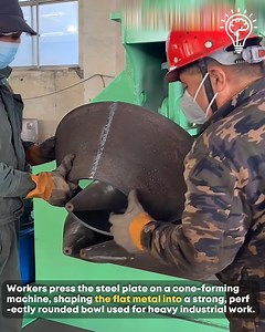 Steel Plate Into Cone Shape. #MetalShaping #ConeForming | Gizmo Trends