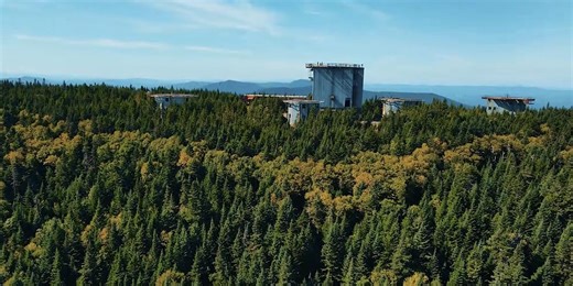 East Mountain, an ephemeral Cold War radar base abandoned in Vermont