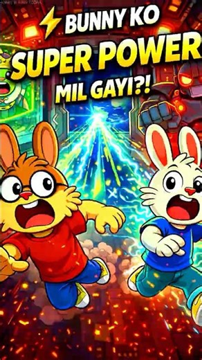 Honey Bunny Alien Series Episode 6 | Bunny Ko Electric Super Power Mil Gayi?! ⚡ Cartoon Story