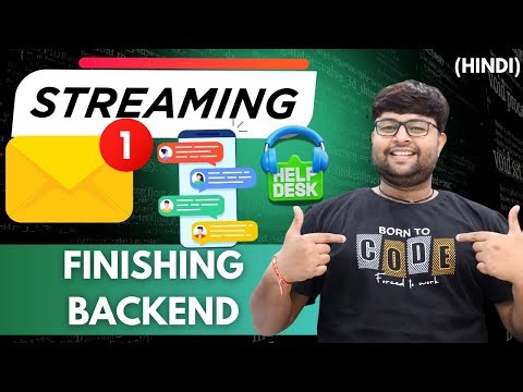 Finishing HelpDesk Backend | Adding Streaming Responses | Storing Conversation History in Db | PART4