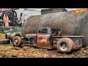 Rebuilding a HOTWHEELS FORD F5 Dually HOT ROD| Forza Horizon 5 | Thrustmaster T300RS - Gameplay 4K.