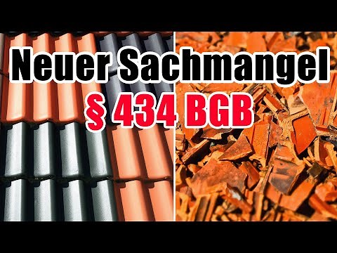 The new material defect according to § 434 BGB simply explained!