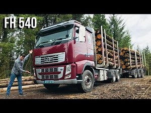 VOLVO FH 540 Test Drive (Forestry Work Load) LH Weigh Pro System