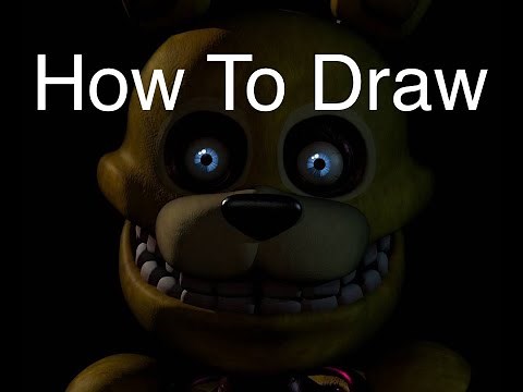 How To Draw Into The Pit Spring Bonnie