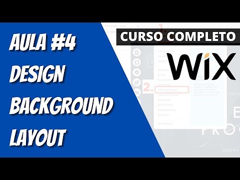 WIX COMPLETE COURSE #4 - Website Design, Background, and Layout