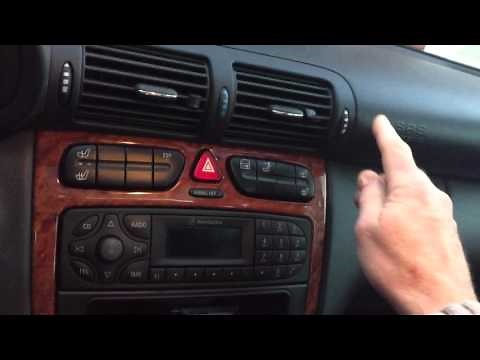 Mercedes w203 HVAC climate control , vent flap test/reset