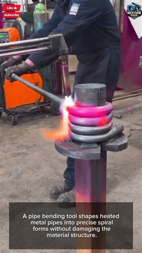 Workshop Pipe Bending Tool Forming Spiral Pipe#tool