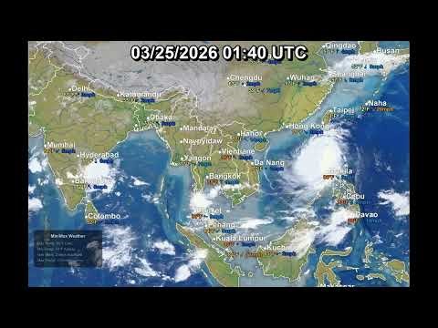 GK-2A Asia-Pacific 7-Day Weekly Satellite Weather Compilation | Mar 22 – Mar 31, 2026