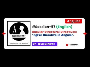 Structural Directive *ngFor | Angular Directives in English (Session-57)