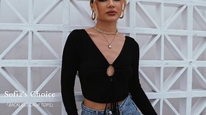 Watch Backless crop tops for women on Amazon Live