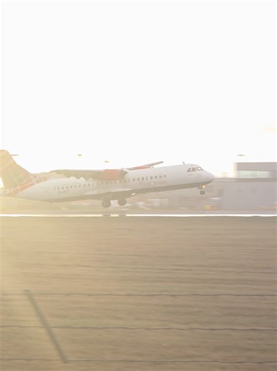 Loganair ATR-72 G-LMTF EDI-EXT 22nd Feb #aviation #avgeek #planespotting #propeller #takeoff