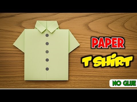 How to Make a Shirt with Paper | Step by Step Tutorial ✂️