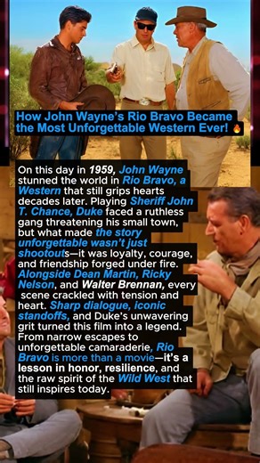 How John Wayne’s Rio Bravo Became the Most Unforgettable Western Ever! 🔥