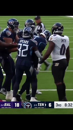 Kyle Hamilton EJECTED after brutal helmet-to-helmet hit ❌ #nfl #footballhighlights #baltimoreravens #tennesseetitans #ravensvstitans #nflfootball #highlight #brutal
