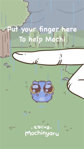 Did you get hurt? 🥹 #cat #animation #mochinyaru #cute | cat