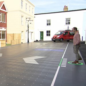 2.3M views · 29K shares | A smart street crossing prototype with LED lights under the road was just unveiled in London. | Insider Tech Presents | Facebook