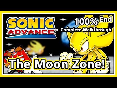 Sonic Advance 1 - 100% Complete Walkthrough | The Moon Zone! (Extra Zone & True Ending)