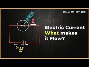 Electric current through a conductor