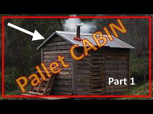 FREE Pallet wood cabin build - Part 1