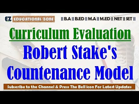 Robert Stake's Countenance Model : Curriculum Evaluation