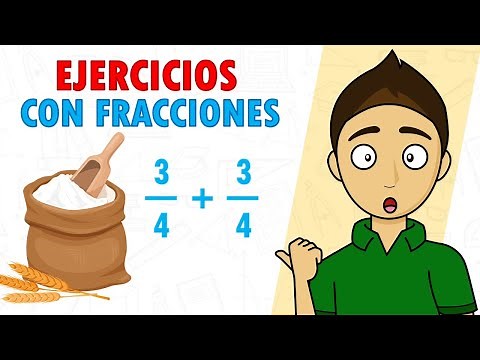EXERCISES WITH FRACTIONS part 2 (Adding and subtracting fractions) Super easy - For beginners