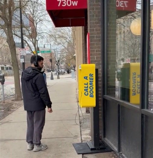 Gen Z is picking up pay phones to call boomers in a viral social experiment explained