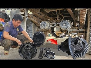 Replacing A Broken Differential On A Heavy - duty Truck 4x4 | Precision Drivetrain Repair
