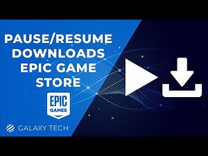 4- How to Pause / Resume Downloads from the Epic Games Store