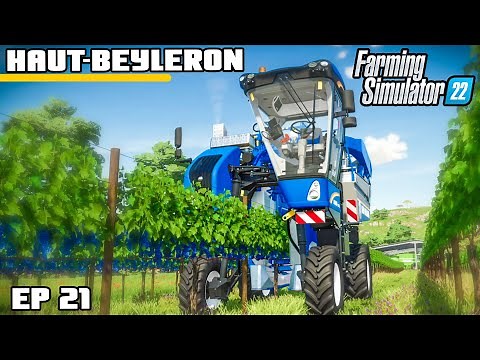NEW PRODUCTION BUILDING! "BIG" GRAPE HARVEST| Farming Simulator 22 - Haut-Beyleron | Episode 21