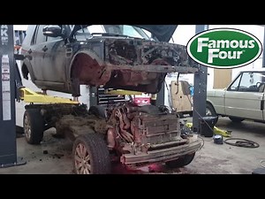 Land Rover Discovery 4 Body Removal (for Turbo change)