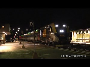 00093 Test Train - VIA Rail New Fleet ( Siemens Charger ) Rolling Into Kingston Station 1st Time!!
