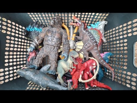 Hunting found Shin Godzilla,T Rex,indominus Rex,earth Godzilla,space Godzilla,kong x Godzilla,