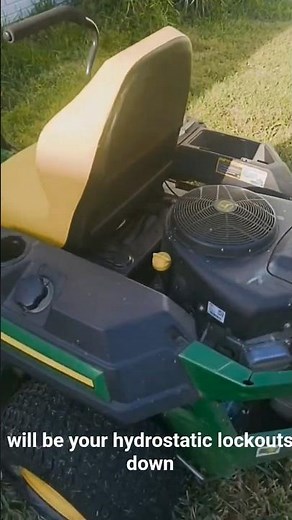 John Deere Z325E zero-turn Won't Move