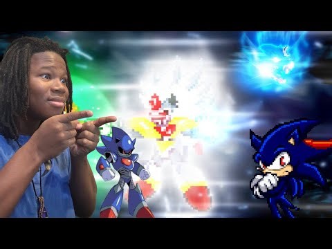 Reacting to Shadic vs Metalix sprite animation fight