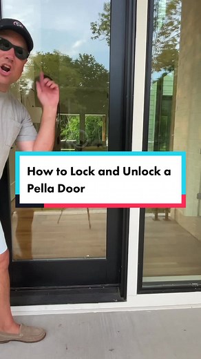 How to Lock and Unlock a Pella Door #realtortips #realtorlife #pelladoorsandwindows