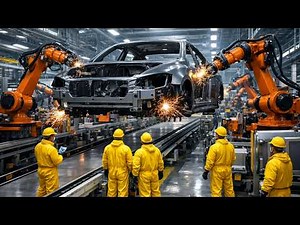 Automated Automobile Assembly Mega Factory | Inside a Modern Car Manufacturing Plant