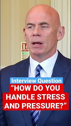 HOW TO ANSWER: “HOW DO YOU HANDLE STRESS AND PRESSURE?” #shorts