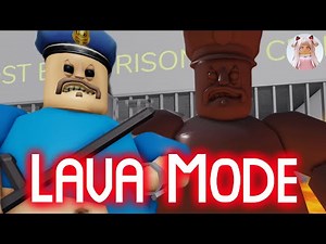 [LAVA MODE] BARRY'S PRISON RUN! (FIRST PERSON OBBY!) Roblox Gameplay Walkthrough No Death [4K]