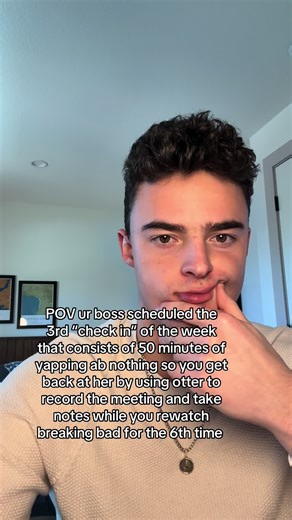 Walter whiteee #corporate #wfh #otter #meetings #otterai