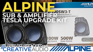 4.2K views · 19 reactions | In this episode of "Out of the Box," James is showing off the all-new Alpine USA PSS T-SUB Subwoofer and Amplifier Upgrade Kits, designed specifically for Tesla Model Y and Model 3 owners who want a premium bass upgrade without sacrificing cargo space!  #AlpineAudio #TeslaModelY #TeslaModel3 #TeslaAudioUpgrade #TeslaSubwoofer #TeslaSoundSystem #TeslaBassUpgrade #AlpineSubwoofer #CreativeAudio | Creative Audio | Facebook