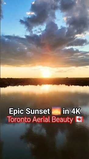 Epic 4K Sunset & Nature Views | Lake Ontario Toronto Drone Video